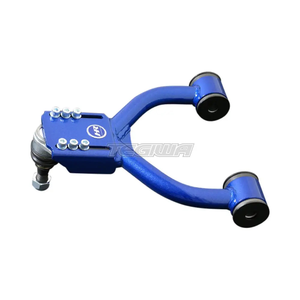 Hardrace Adjustable Front Upper Arm Camber Kit 2Pc Set With Hardened Rubber Bushes Toyota Supra JZA80