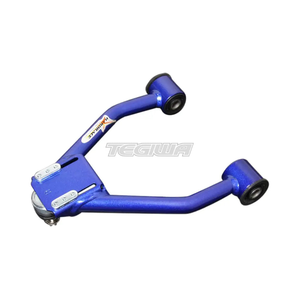 Hardrace Adjustable Front Upper Camber Arms With Hardened Rubber Bushes 2Pc Set Mazda MX5 NA 89-97