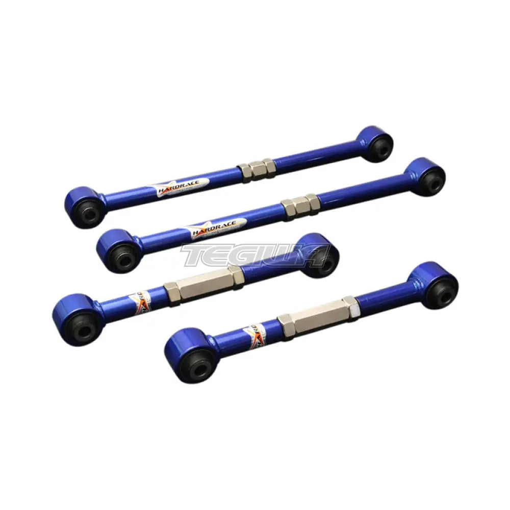 Hardrace Adjustable Rear Lateral Arm With Hardened Rubber Bushes 4Pc Set Nissan March Micra K11 92-02