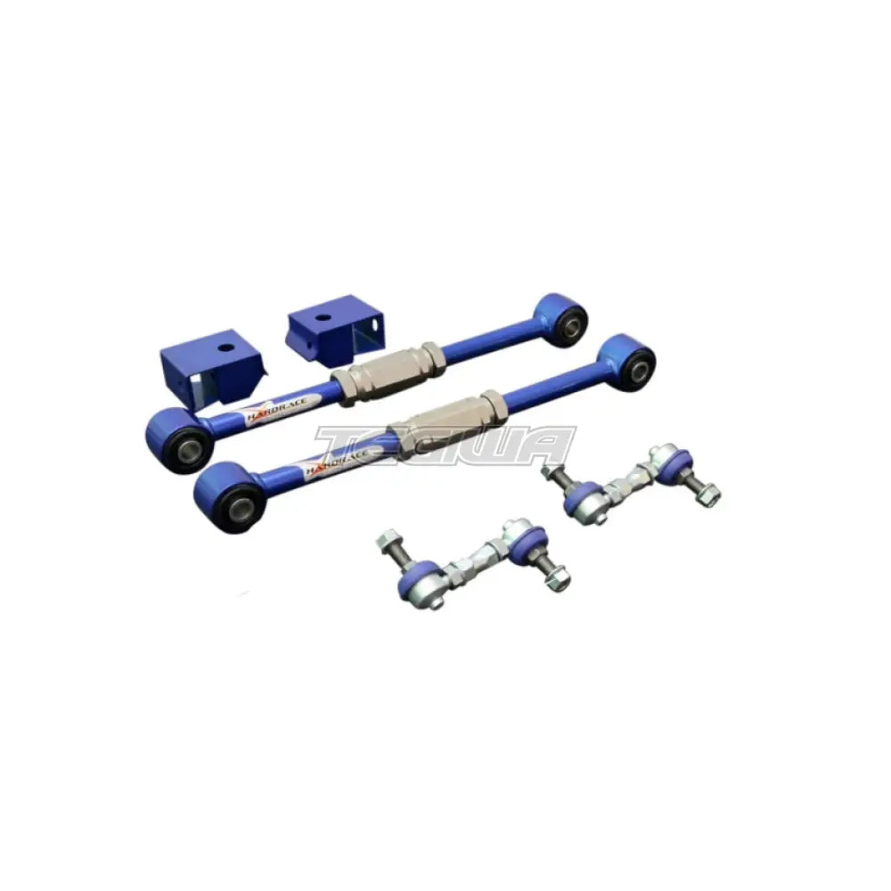 Hardrace Adjustable Rear Rear Lateral Arms With Hardened Rubber Bushes 6Pc Set Subaru Impreza GC GG Legacy BD BH
