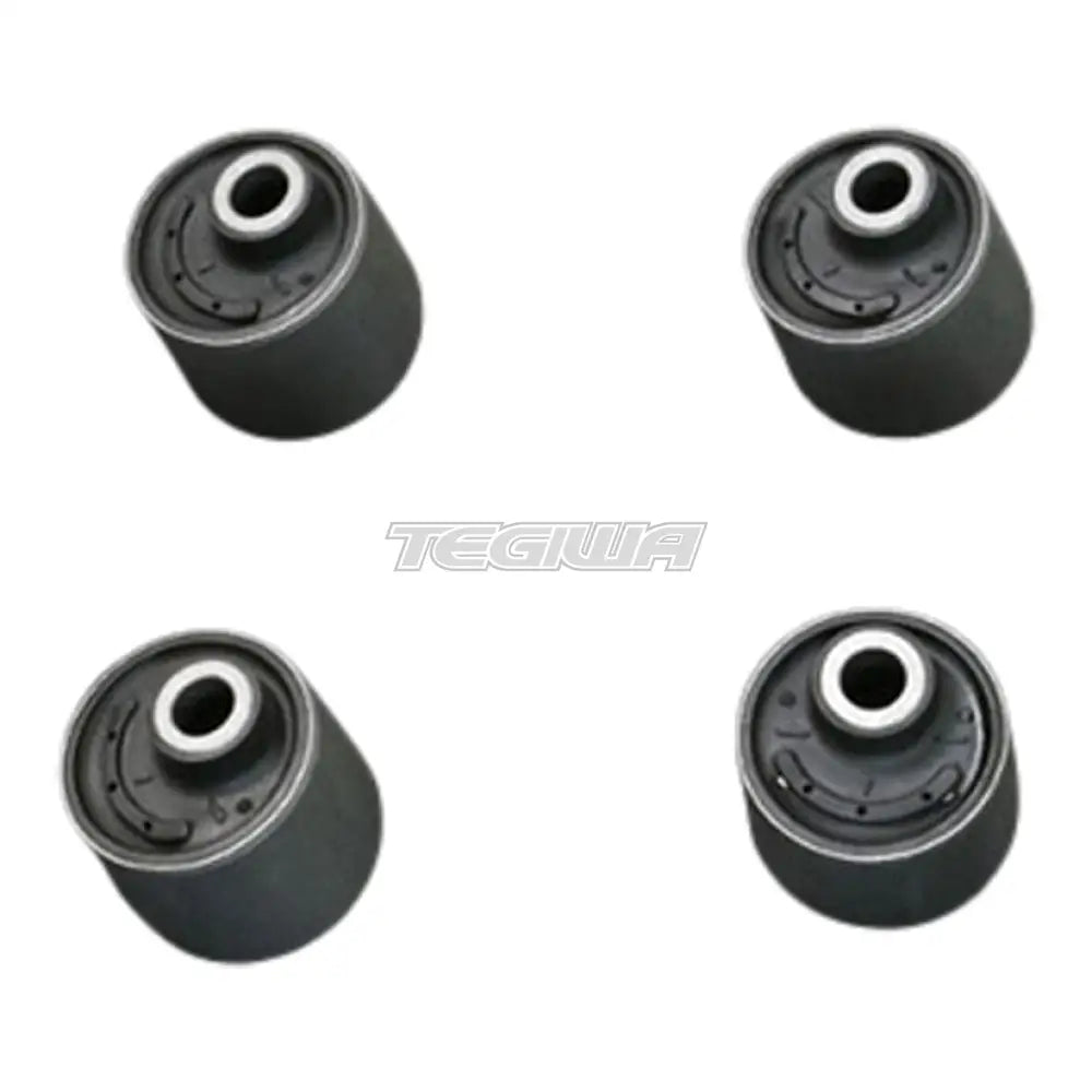 Hardrace Front Radius Arm Axle Side Bushing Offset Hardened Rubber 4Pcs Suzuki Jimny 98-18 18+