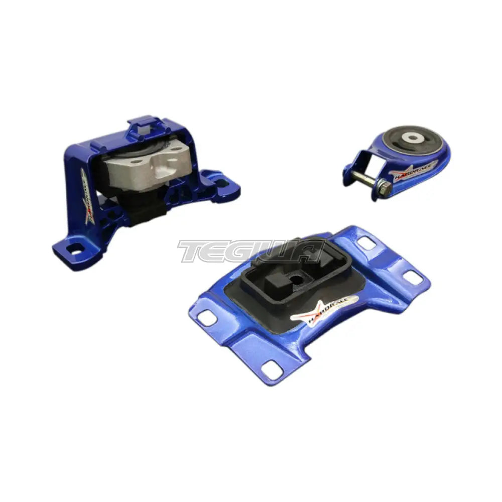 Hardrace Hardened Engine Mounts 3Pc Set Ford Focus Mk2 2.0 04-11