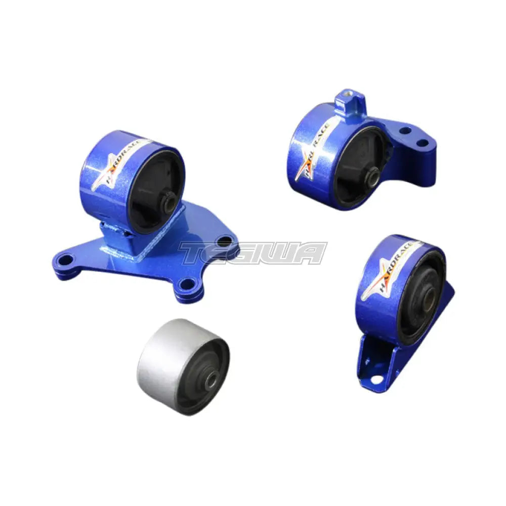 Hardrace Hardened Engine Mounts 4Pc Set Mitsubishi Evo 7-9 6MT 01-09