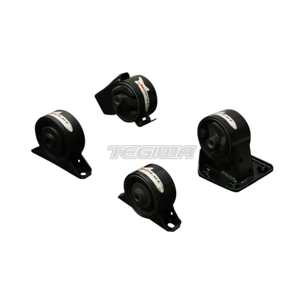 Hardrace Hardened Engine Mounts 4Pc Set Mitsubishi Lancer Virage MT 93-96