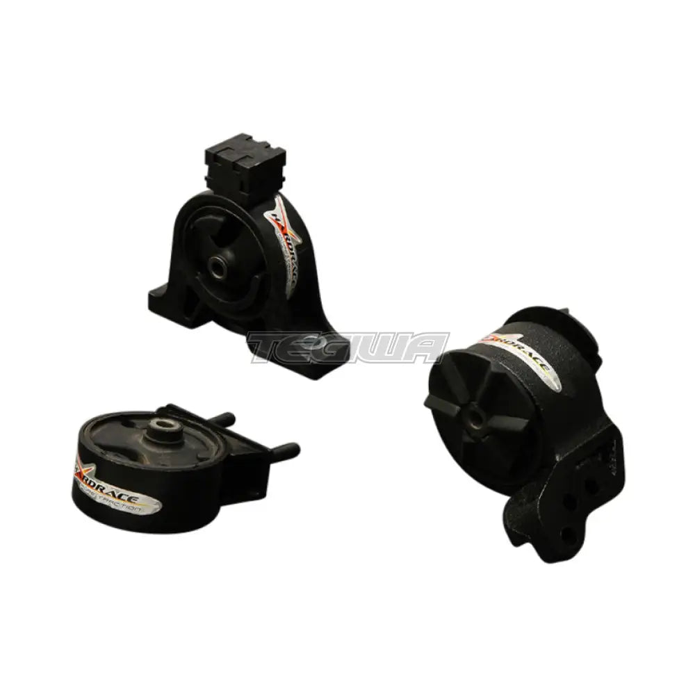 Hardrace Hardened Rear/Left Engine Mounts 3Pc Set Suzuki Solio 02-05