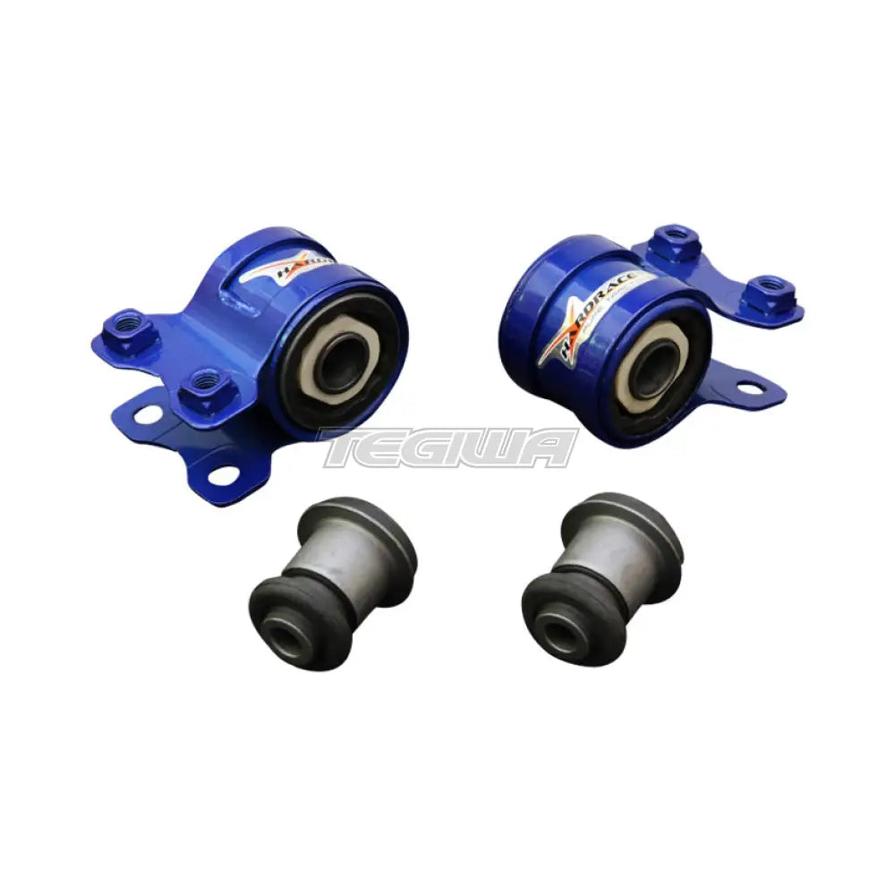 Hardrace Hardened Rubber Front Lower Arm Bushes 4Pc Set Ford Focus Mk2 05-11