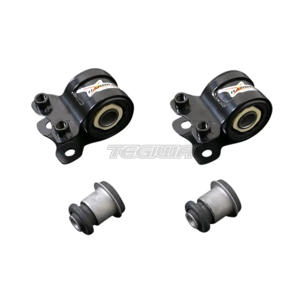 Hardrace Hardened Rubber Front Lower Arm Bushes 4Pc Set Mazda 3 03-09