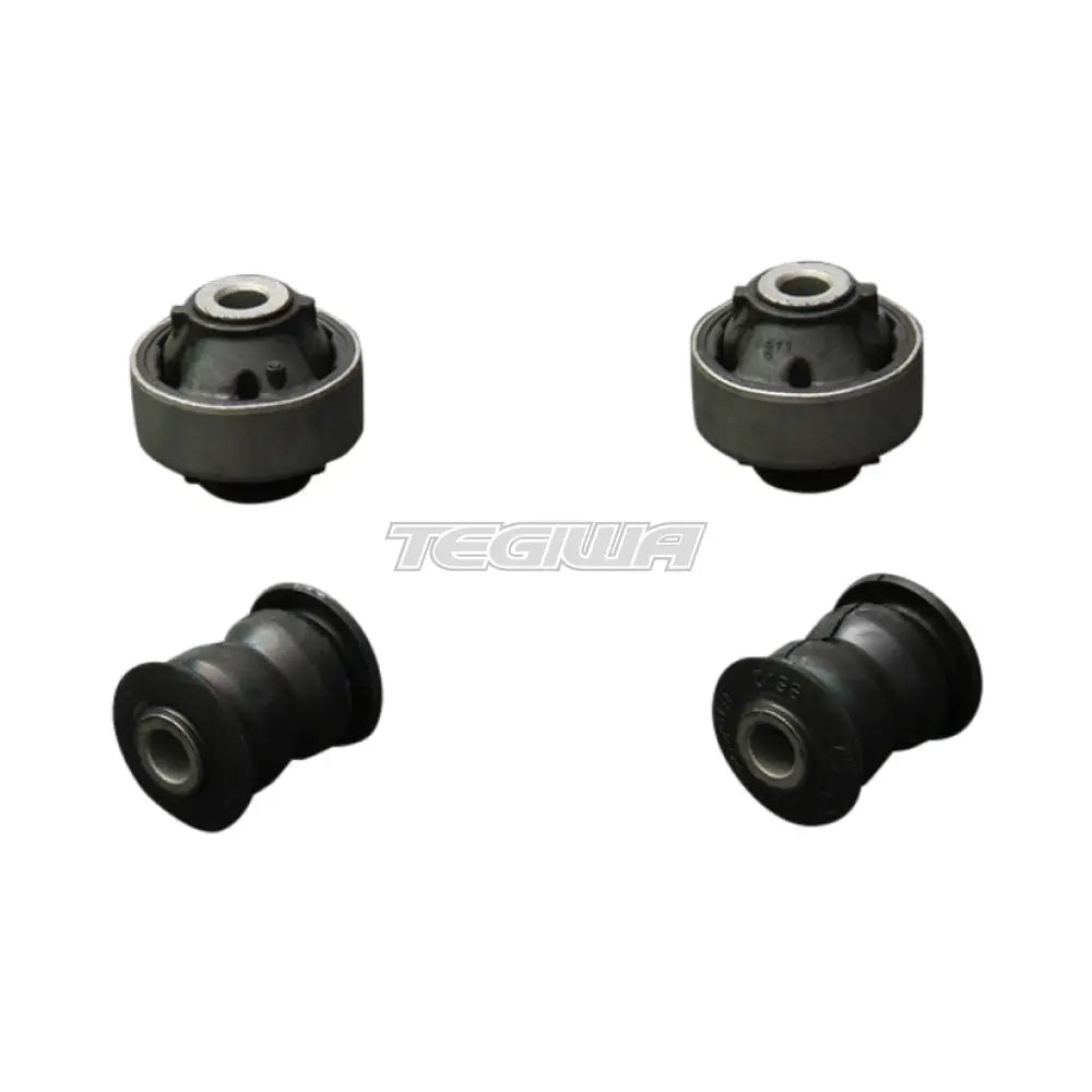Hardrace Hardened Rubber Front Lower Control Arm Bushes 4Pc Set Nissan Tiida C11 04-12