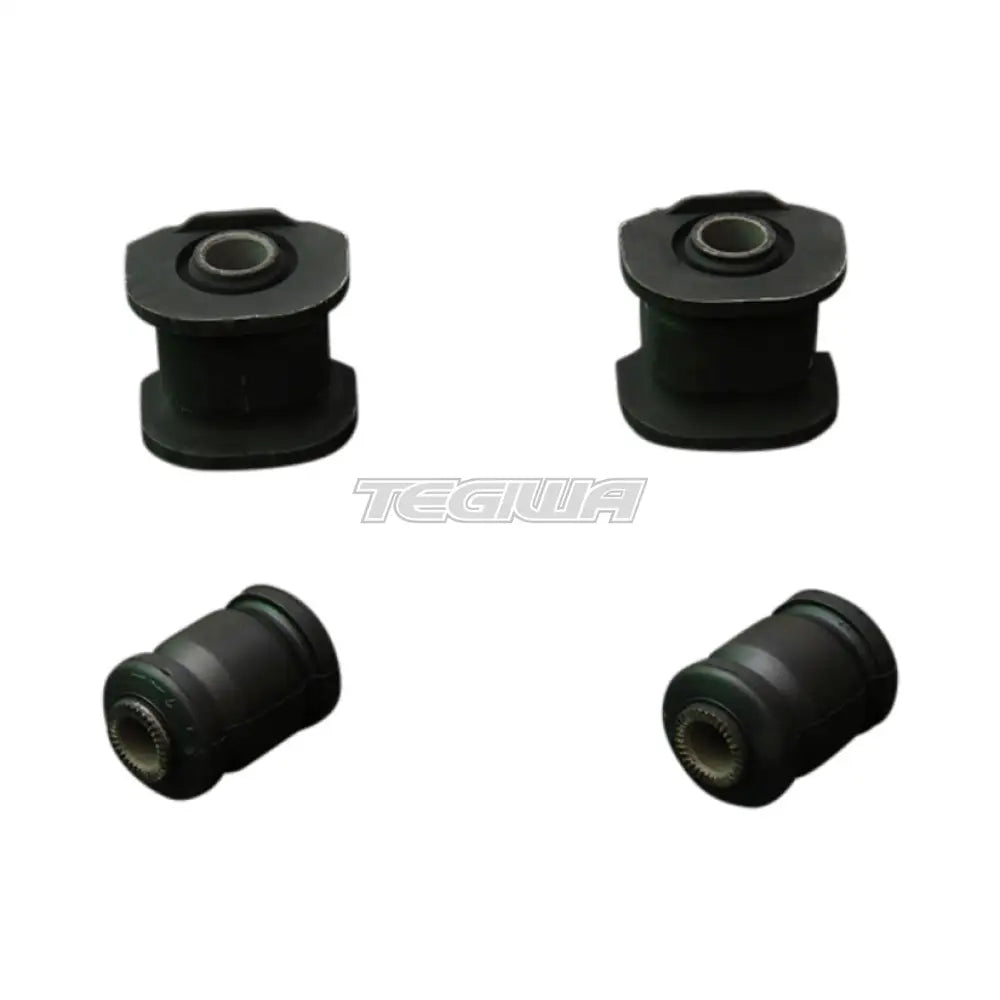 Hardrace Hardened Rubber Front Lower Control Arm Bushes 4Pc Set Toyota Tercel L50 99 Only