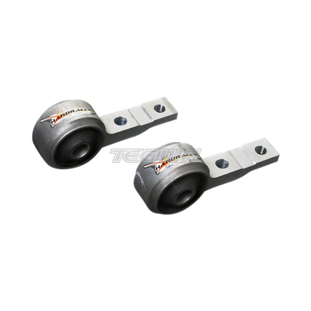 Hardrace Hardened Rubber Rear Front Lower Control Arm Bushes 2Pc Set Nissan Teana Altima 03-06
