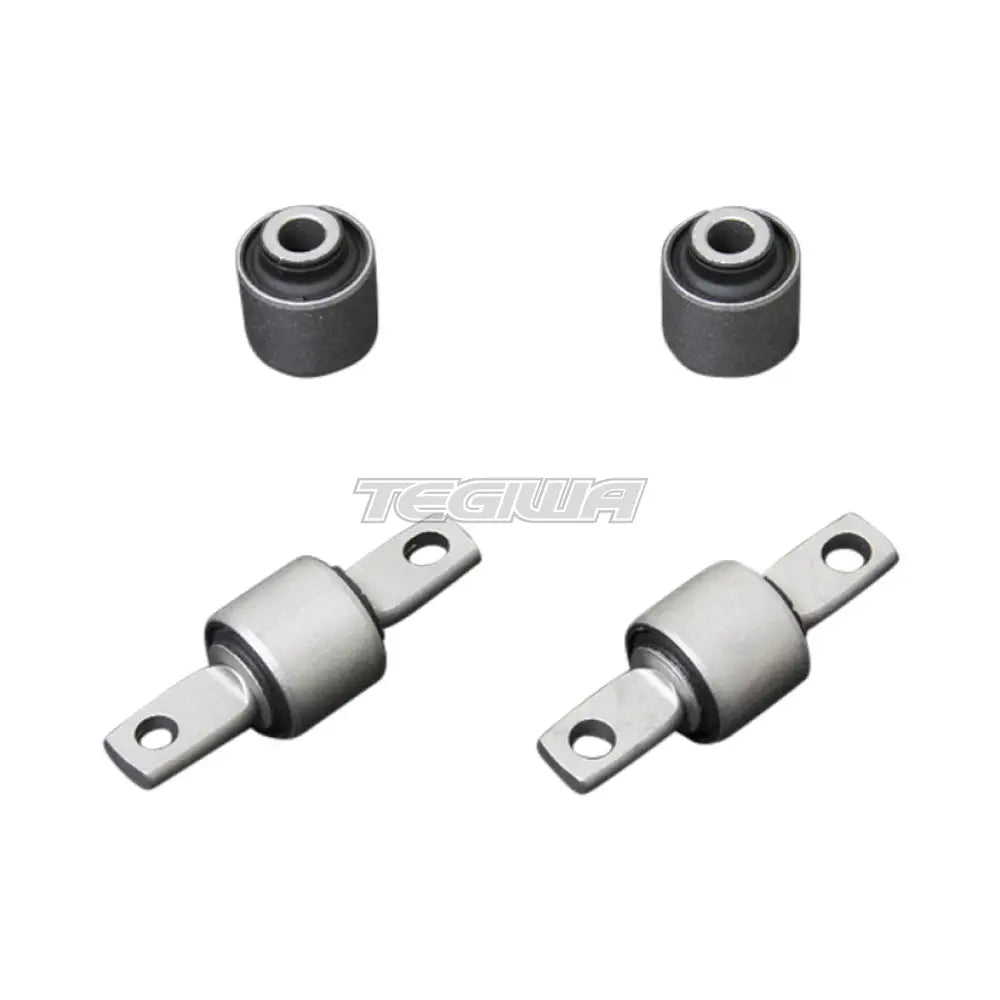 Hardrace Hardened Rubber Rear Toe Arm Bushes 4Pc Set Mitsubishi Lancer Virage Evo 1-3 93-00