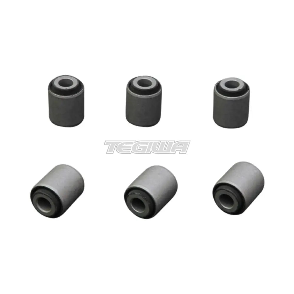 Hardrace Hardened Rubber Rear Toe Camber And Traction Link Bushes 6Pc Set Nissan 200SX S13 89-94