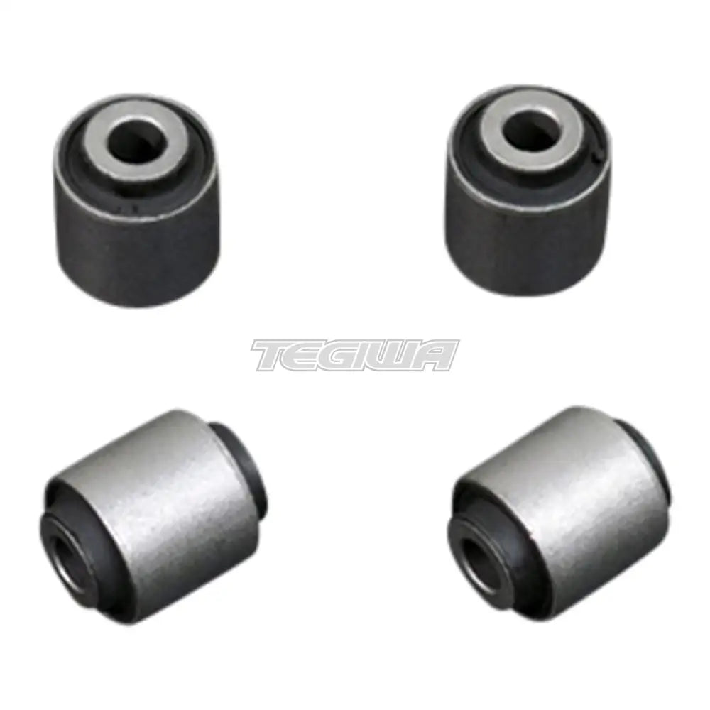Hardrace Hardened Rubber Rear Upper Arm Bushes 4Pc Set Toyota Avensis 03-09