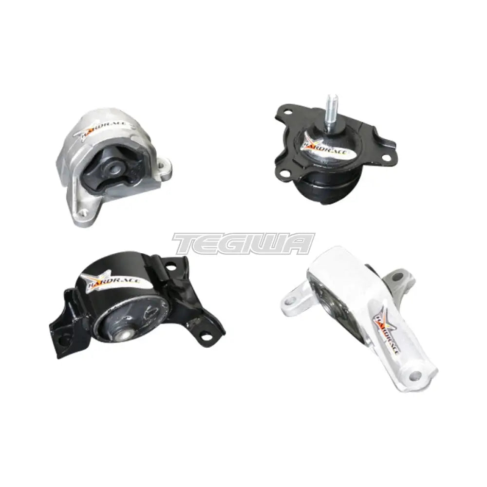 Hardrace Hardened Street Version MT Engine Mount 4Pc Set Honda Integra DC5 Civic EP3 02-06