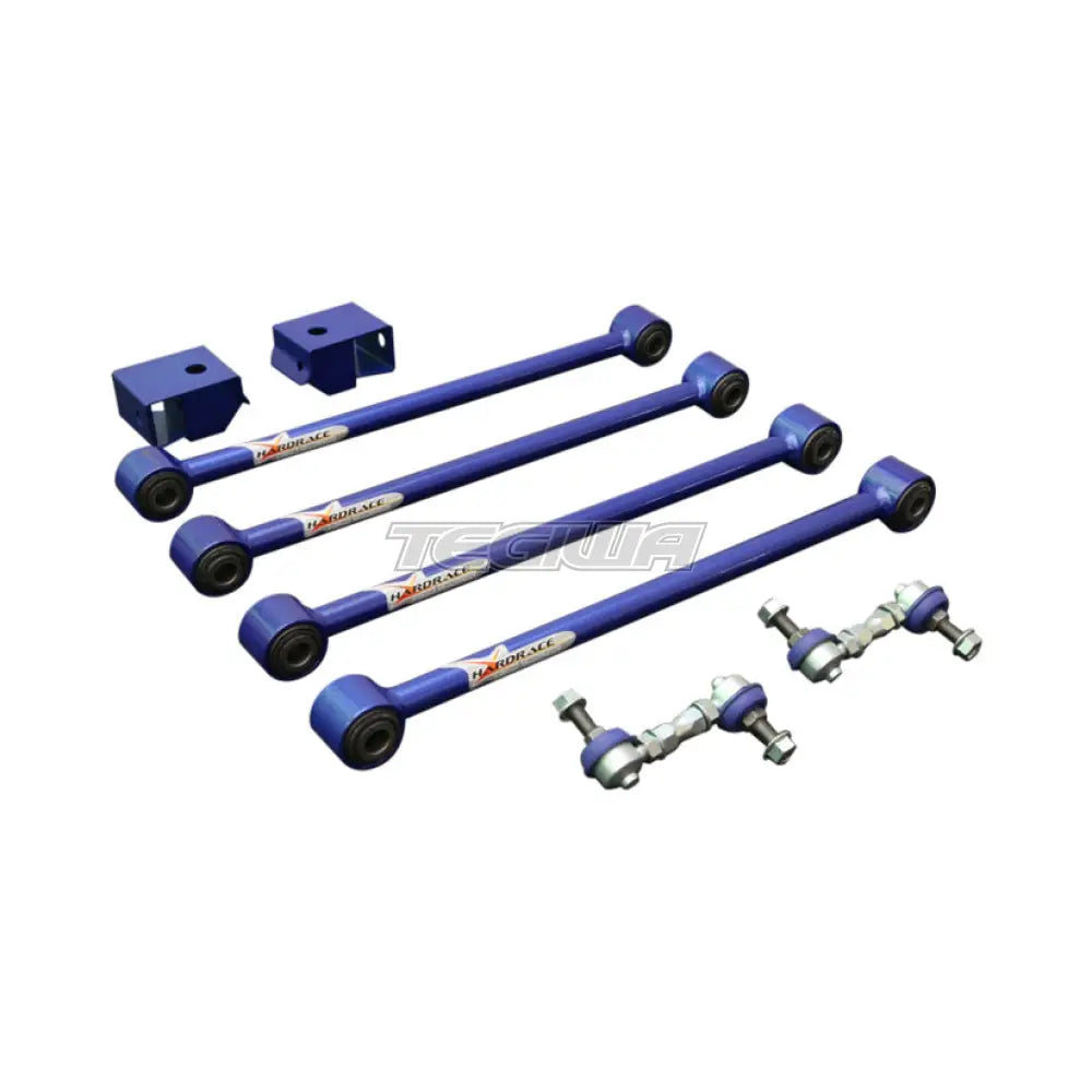 Hardrace Non-Adjustable Rear Arms With Hardened Rubber Bushes 10Pc Set Subaru Impreza GC 92-00