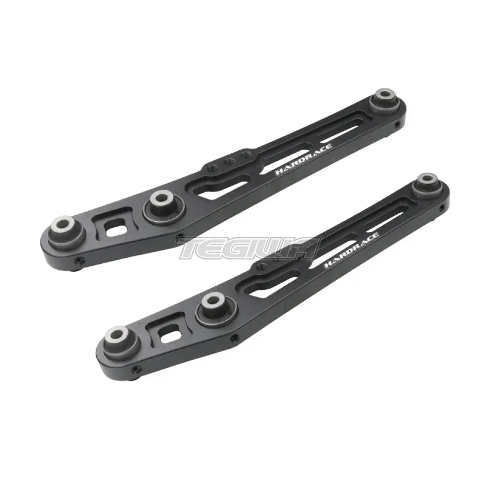 Hardrace Street Series Rear Lower Control Arm 2Pc Set Honda Civic EG/DC2/EF 92-96 Black