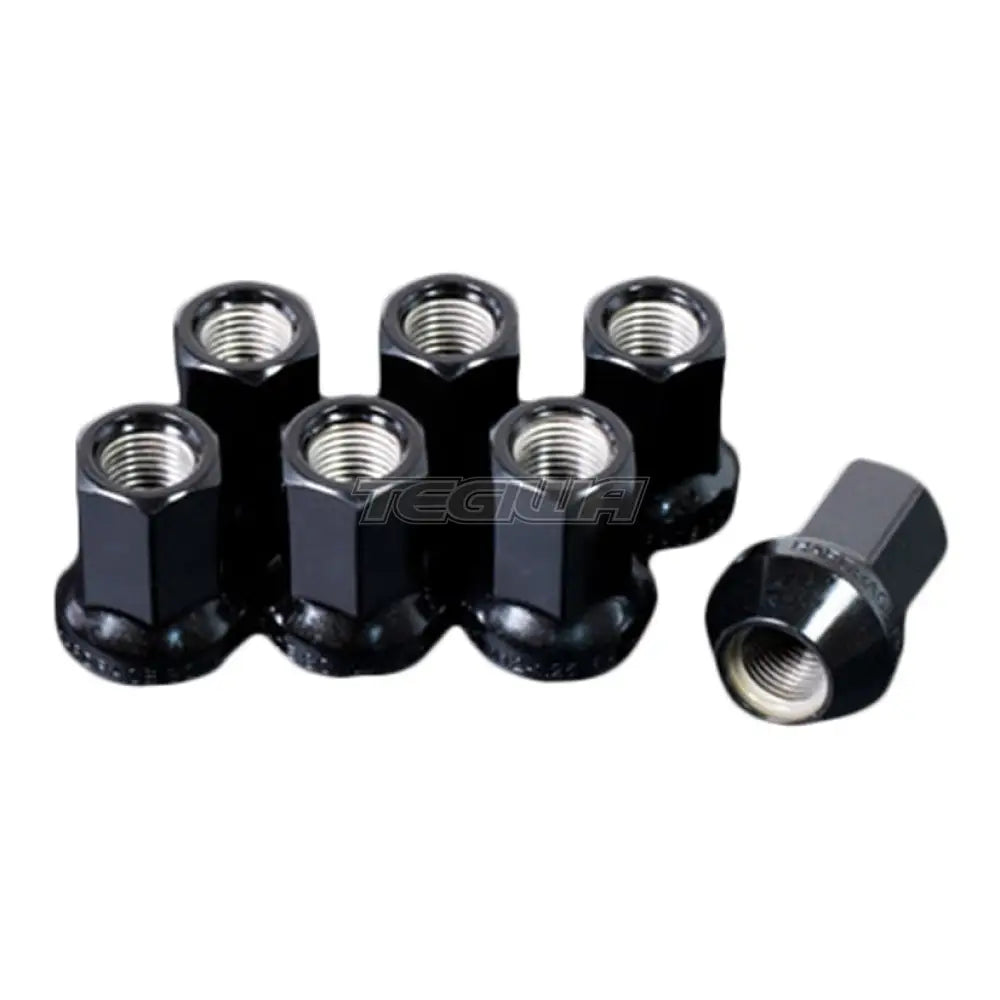 Hardrace Wheel Lug Nuts M12 X 1.25 Length 35mm Open-End Type 60deg Conical Seat 20Pcs