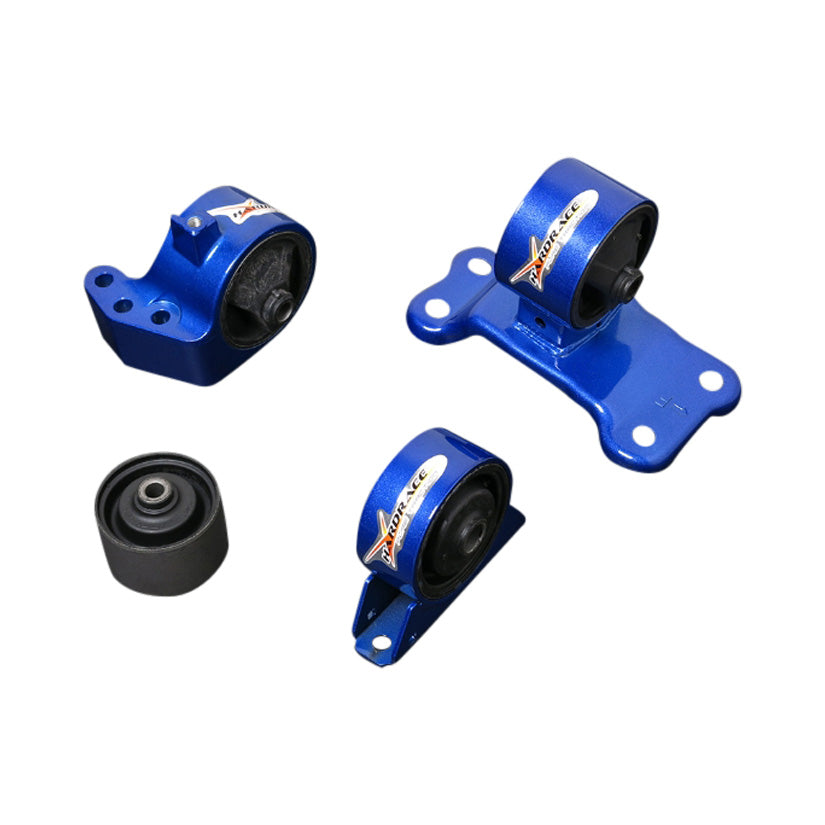 Hardrace Hardened Engine Mounts 4Pc Set Mitsubishi Evo 7-9 5MT 01-09