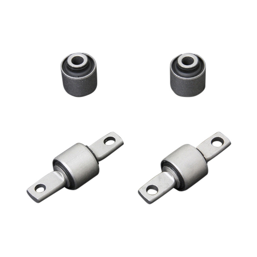 Hardrace Hardened Rubber Rear Toe Arm Bushes 4Pc Set Mitsubishi Lancer Virage Evo 1-3 93-00