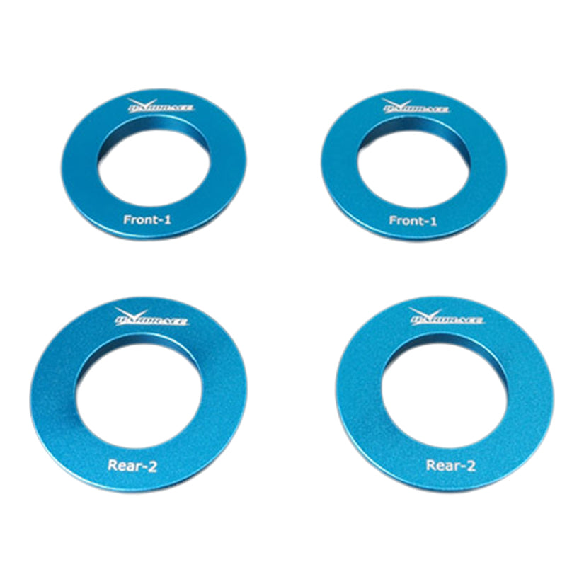 Hardrace Rear Subframe Anti-Vibration Insert 4Pcs Tesla Model 3 17-20 Pre-Facelift