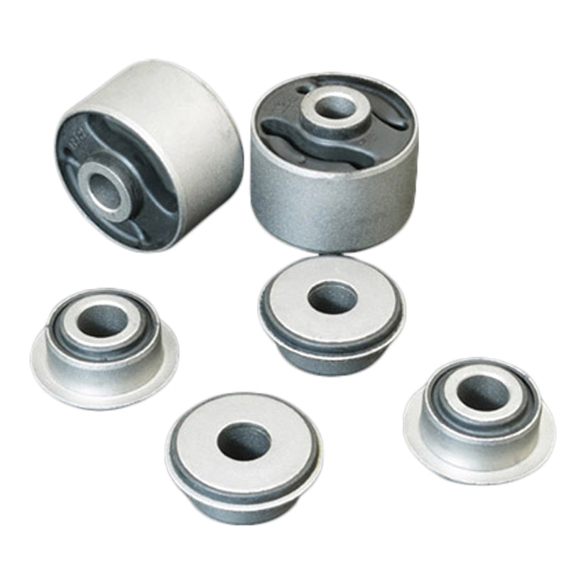 Hardrace Rear Trailing Arm Bushing Kit Hardened Rubber 6Pcs Toyota RAV4 06-18 Harrier 13-20 Lexus NX 14-21