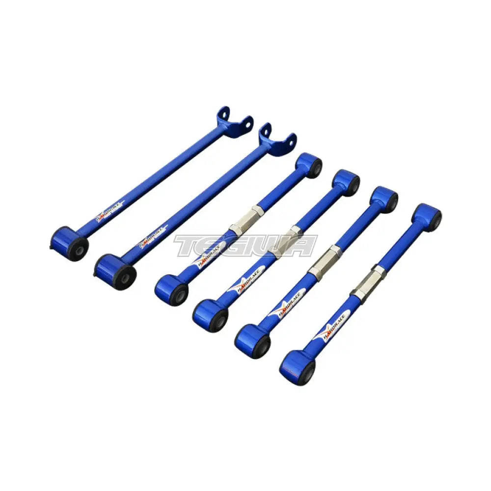 Hardrace Adjustable Rear Links With Hardened Rubber Bushes 6Pc Set Toyota Premio T240 02-07
