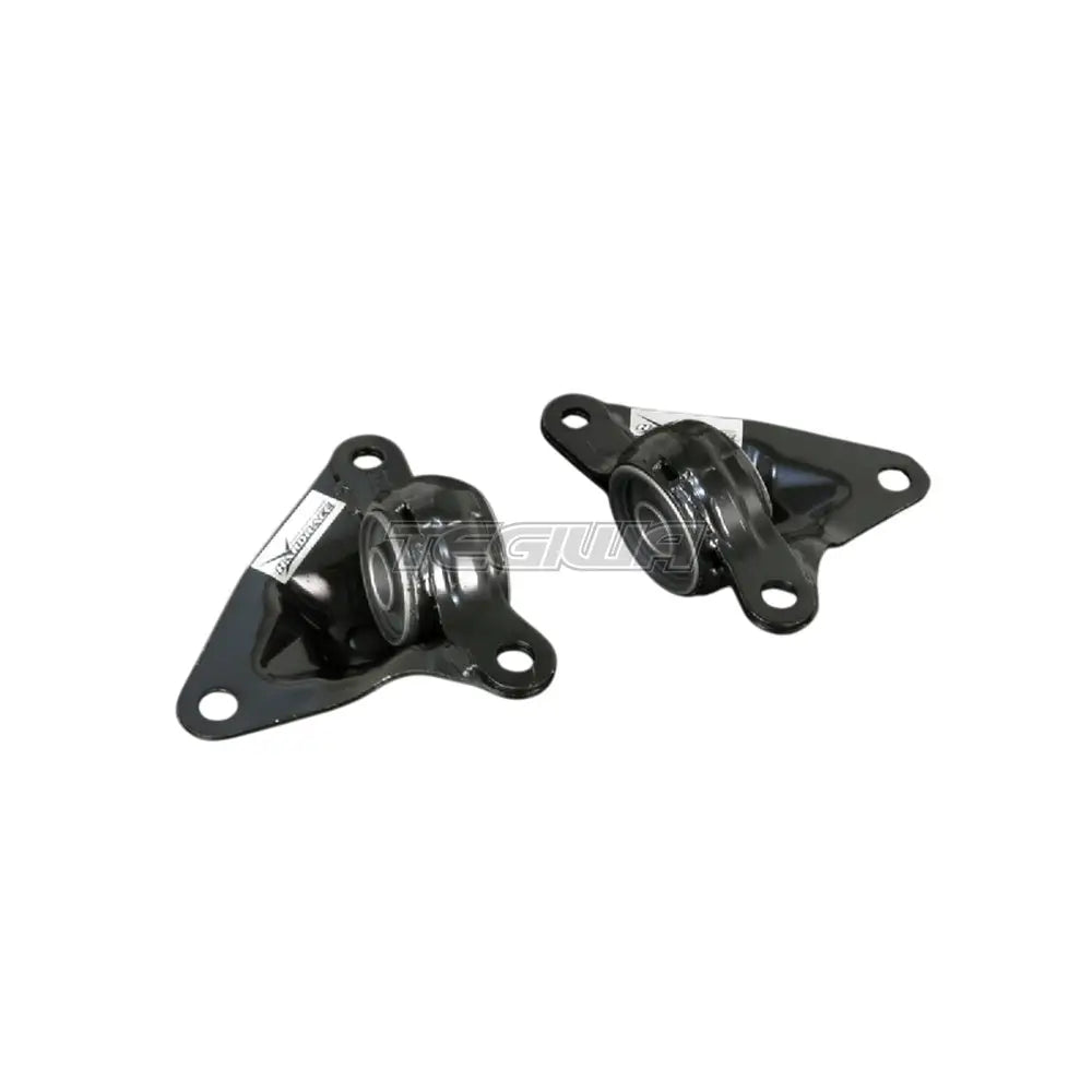 Hardrace Front Lower Arm Bushing Rear Hardened Rubber 08-13 Honda Jazz Fit GE 2Pcs