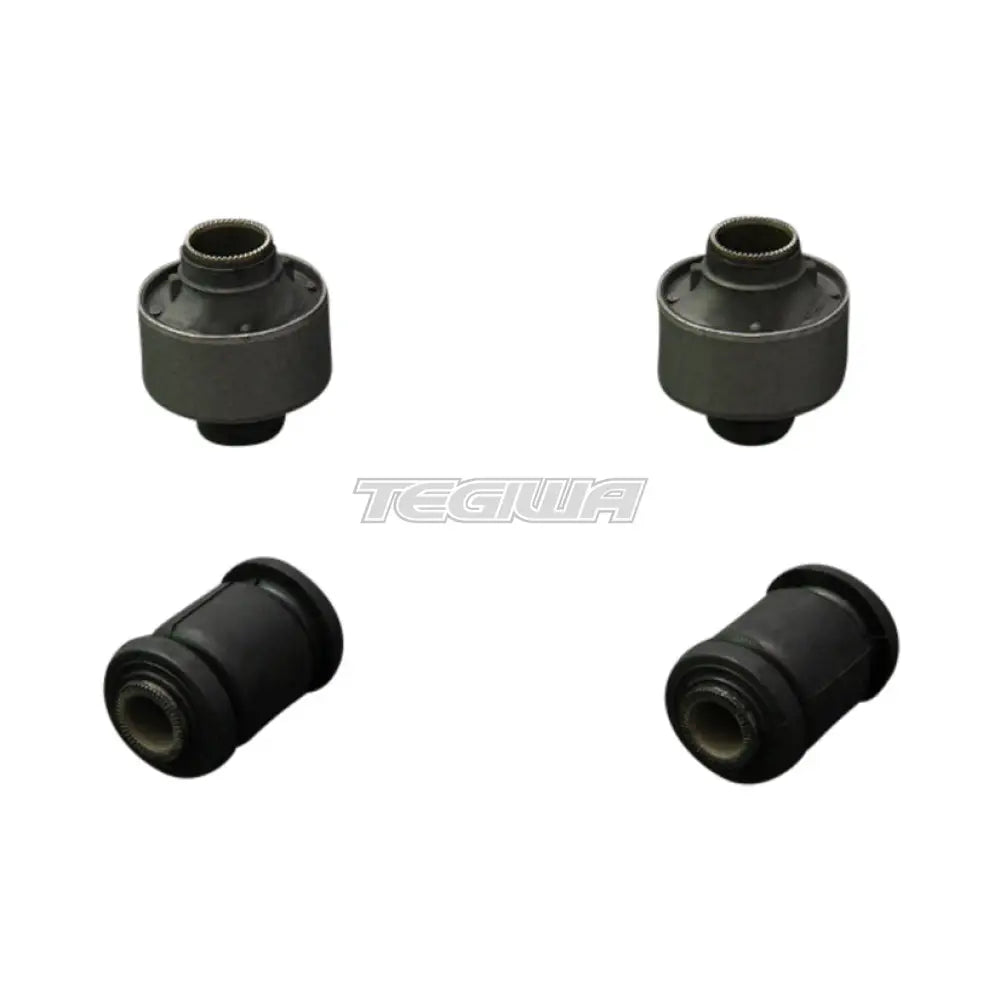 Hardrace Hardened Rubber Front Lower Arm Bushes 4Pc Set Toyota Corolla AE110 97-00