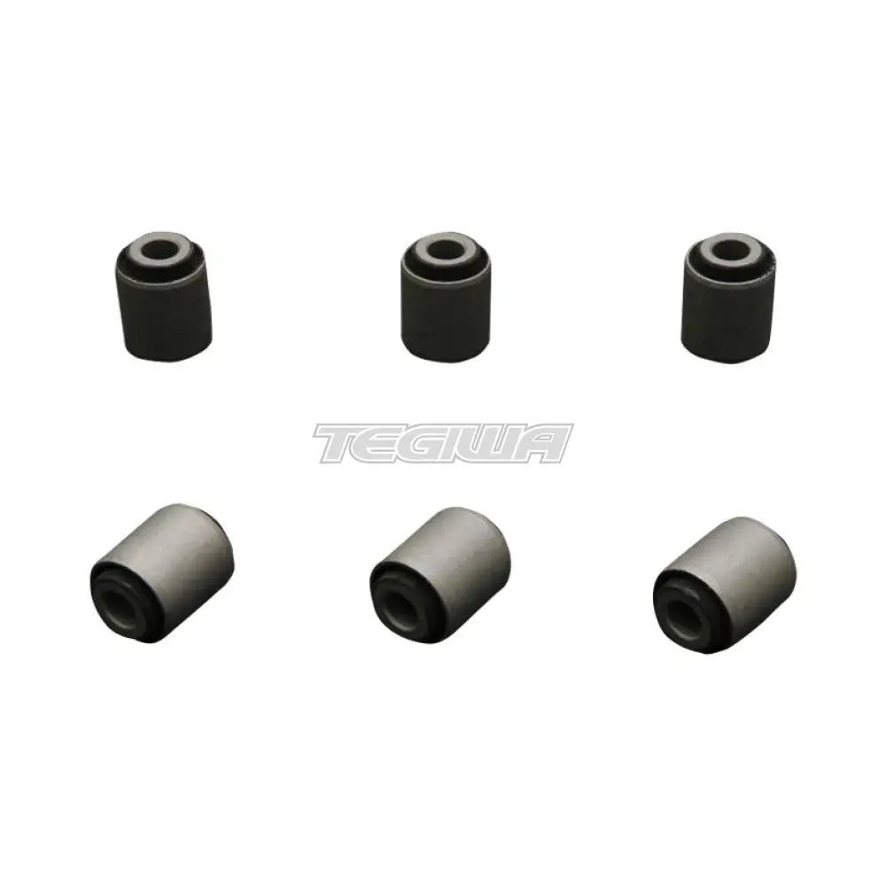 Hardrace Hardened Rubber Rear Knuckle Hub Bushes 6Pc Set Nissan 200SX S13 S14 Silvia S15 89-02