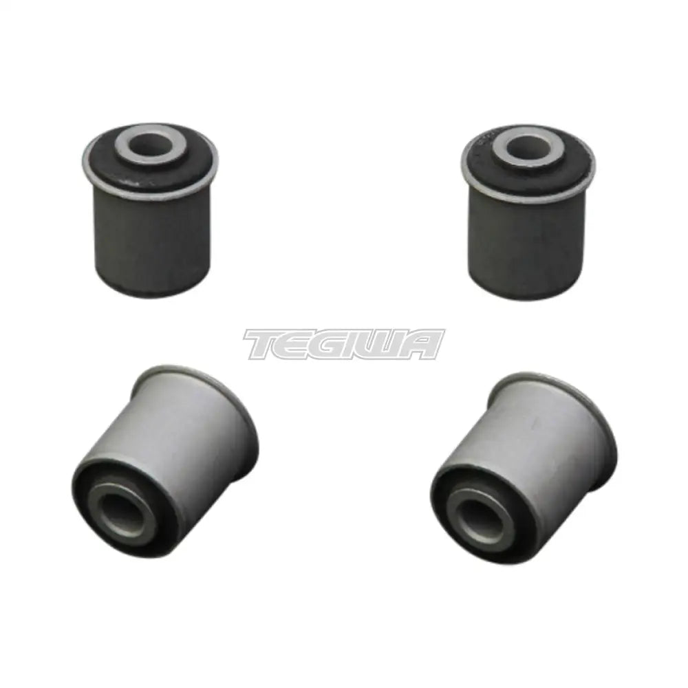 Hardrace Hardened Rubber Rear Lower Control Arm Bushes 4Pc Set Nissan 200SX S13 89-94