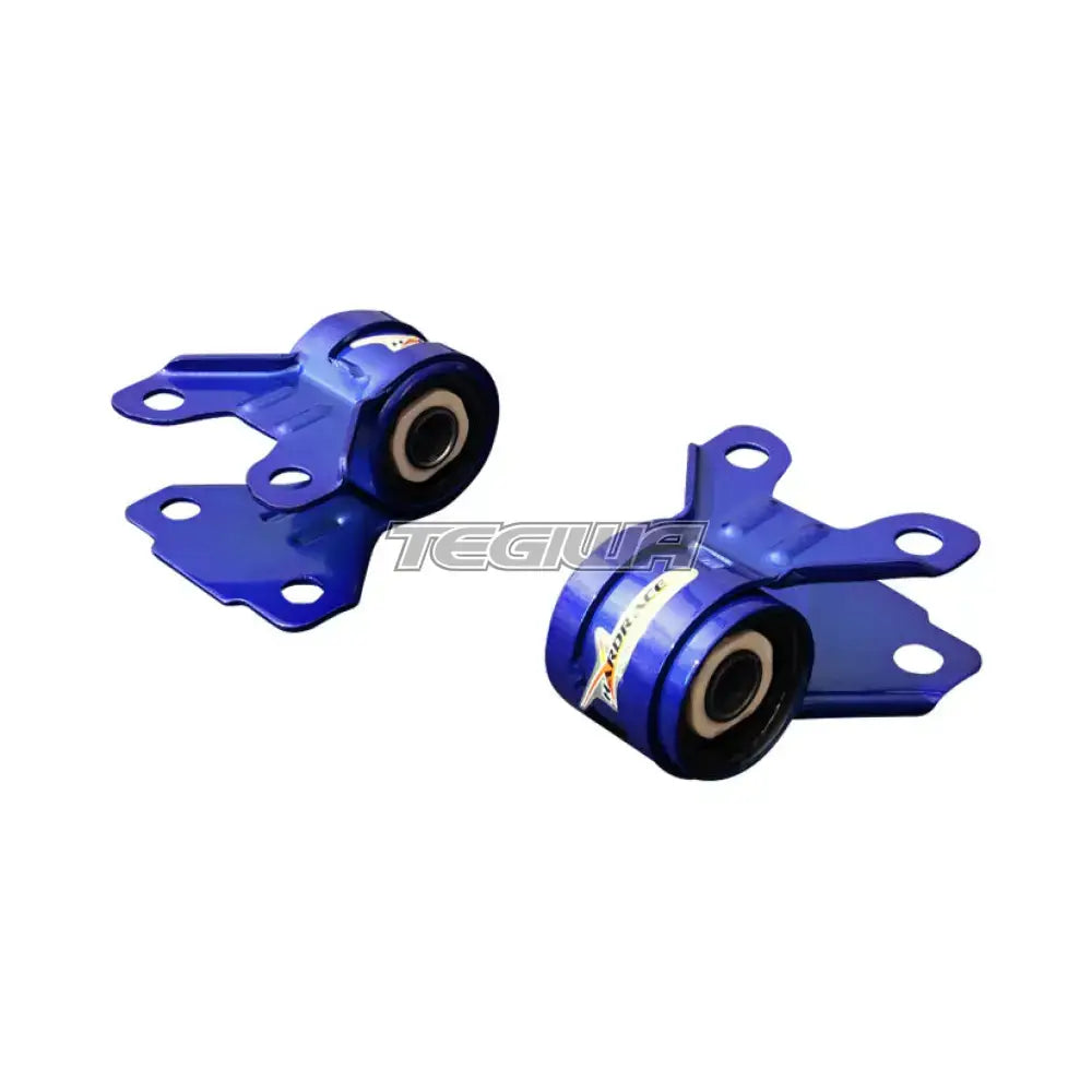 Hardrace Hardened Rubber Rear Side Front Lower Control Arm Big Bushes 2Pc Set Mazda3 09-13 Focus Mk3 11-18