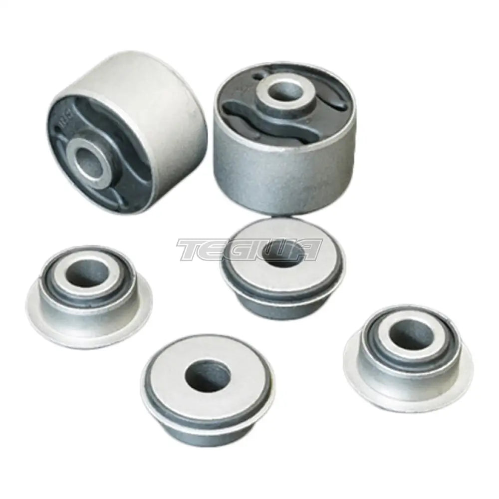 Hardrace Rear Trailing Arm Bushing Kit Hardened Rubber 6Pcs Toyota RAV4 06-18 Harrier 13-20 Lexus NX 14-21