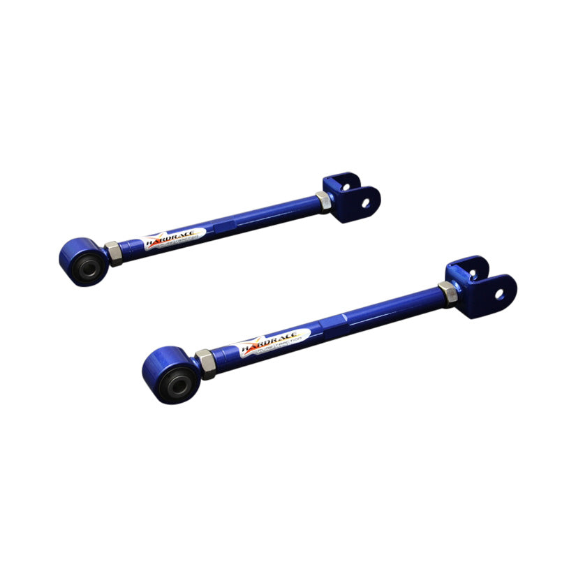 HARDRACE  ADJUSTABLE REAR TOE CONTROL ARM WITH HARDENED RUBBER BUSHES 2PC SET NISSAN 200SX S13 300ZX Z32 SKYLINE R32