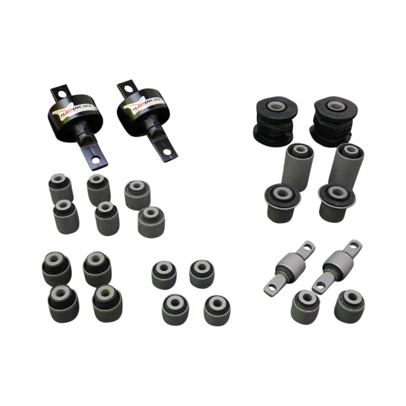 HARDRACE  HARDENED RUBBER COMPLETE ARM BUSHES 26PC SET HONDA CIVIC EK JDM 96-00 USDM SI 99-00