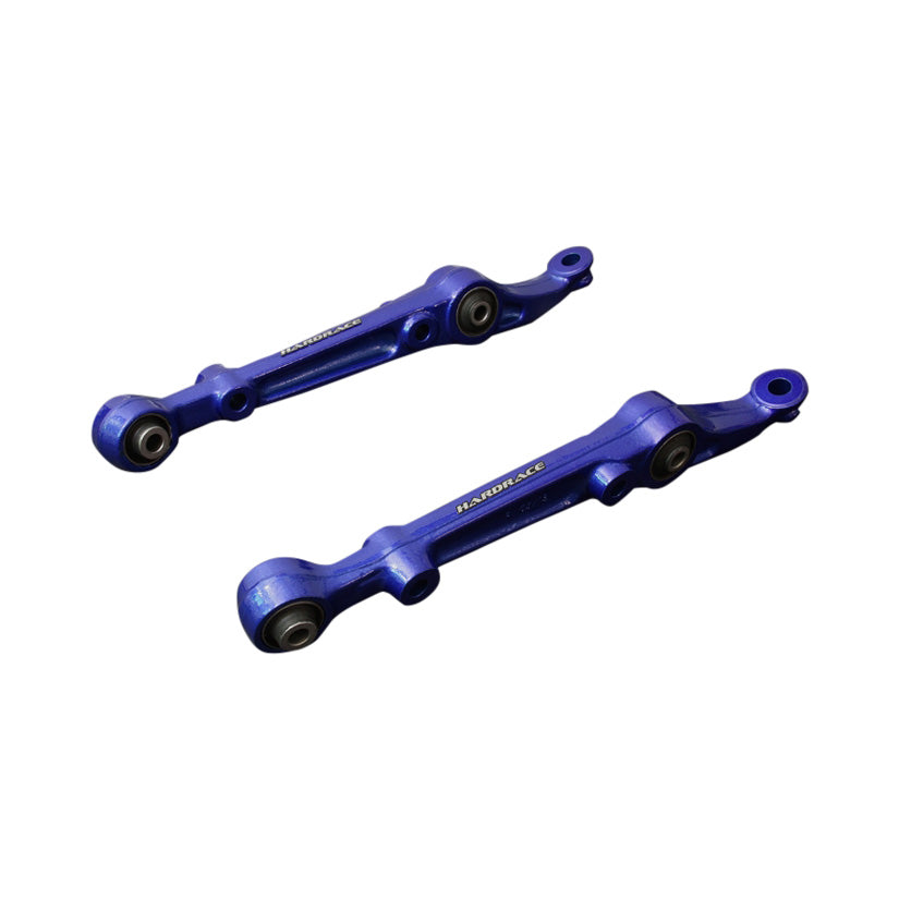 HARDRACE  BLUE FRONT LOWER CONTROL ARM WITH HARDENED RUBBER BUSHES 2PC SET HONDA CIVIC EG 92-96