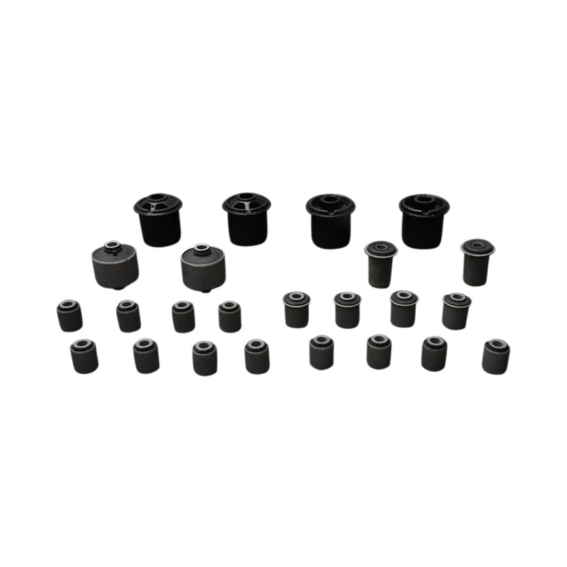 HARDRACE  HARDENED RUBBER COMPLETE BUSHING SET 24PC SET NISSAN 200SX S13