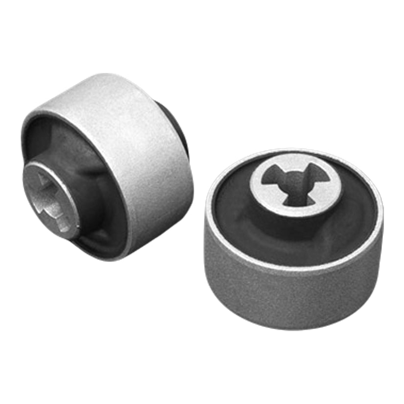 HARDRACE TESLA MODEL 3 17+/MODEL Y 20+ FRONT LOWER REAR CURVED ARM BUSHING (HARDENED RUBBER) - 2PCS/SET